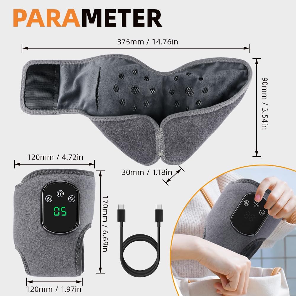 IFTHFOUR 2Pcs Foot and Ankle Massager with Heat