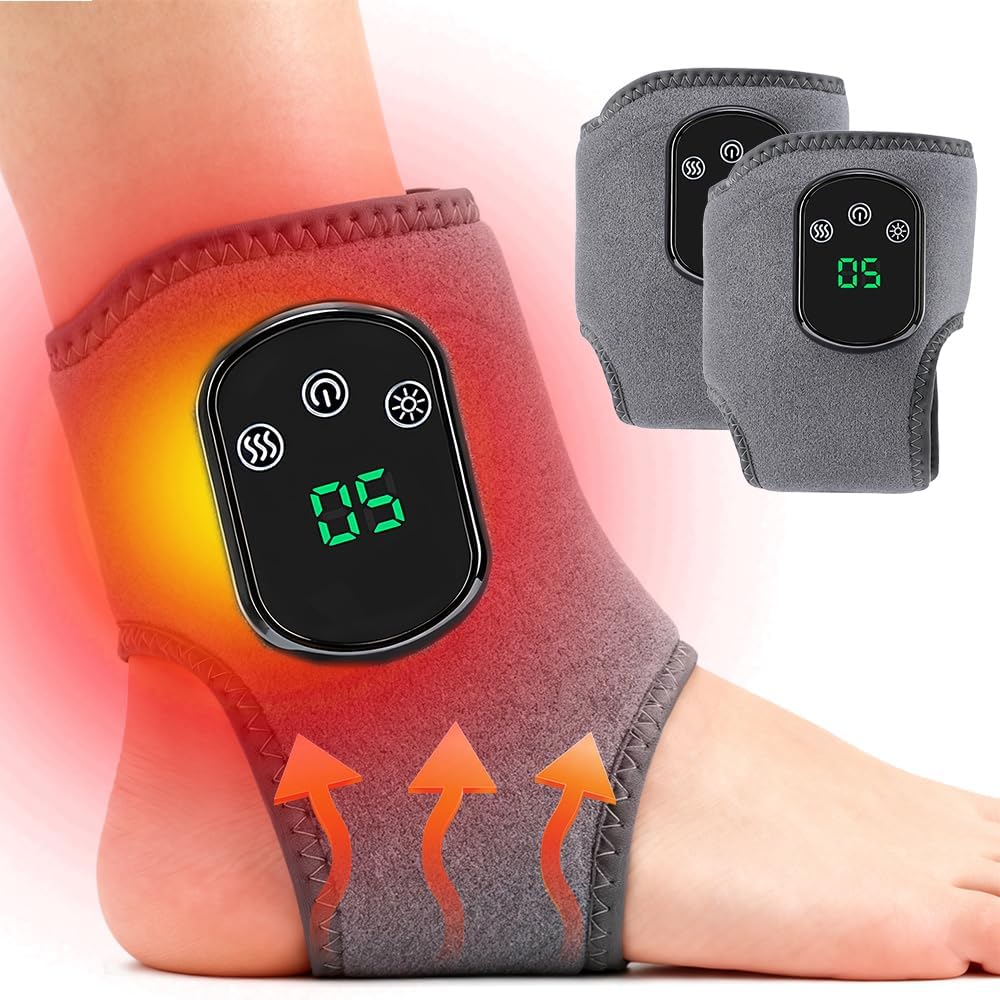 IFTHFOUR 2Pcs Foot and Ankle Massager with Heat
