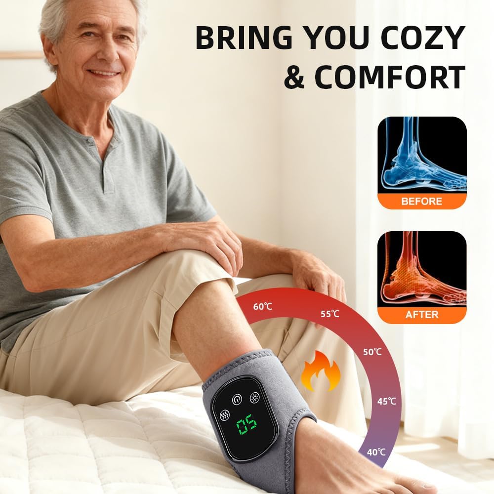 IFTHFOUR 2Pcs Foot and Ankle Massager with Heat