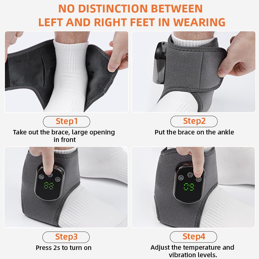 IFTHFOUR 2Pcs Foot and Ankle Massager with Heat