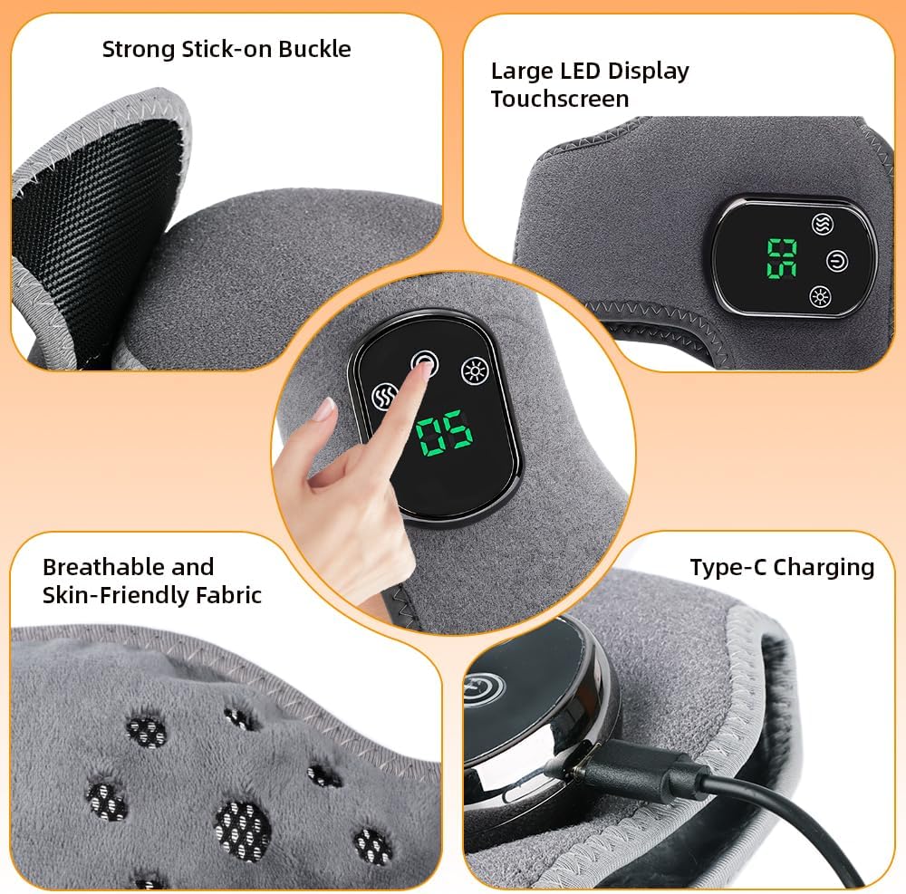 IFTHFOUR 2Pcs Foot and Ankle Massager with Heat
