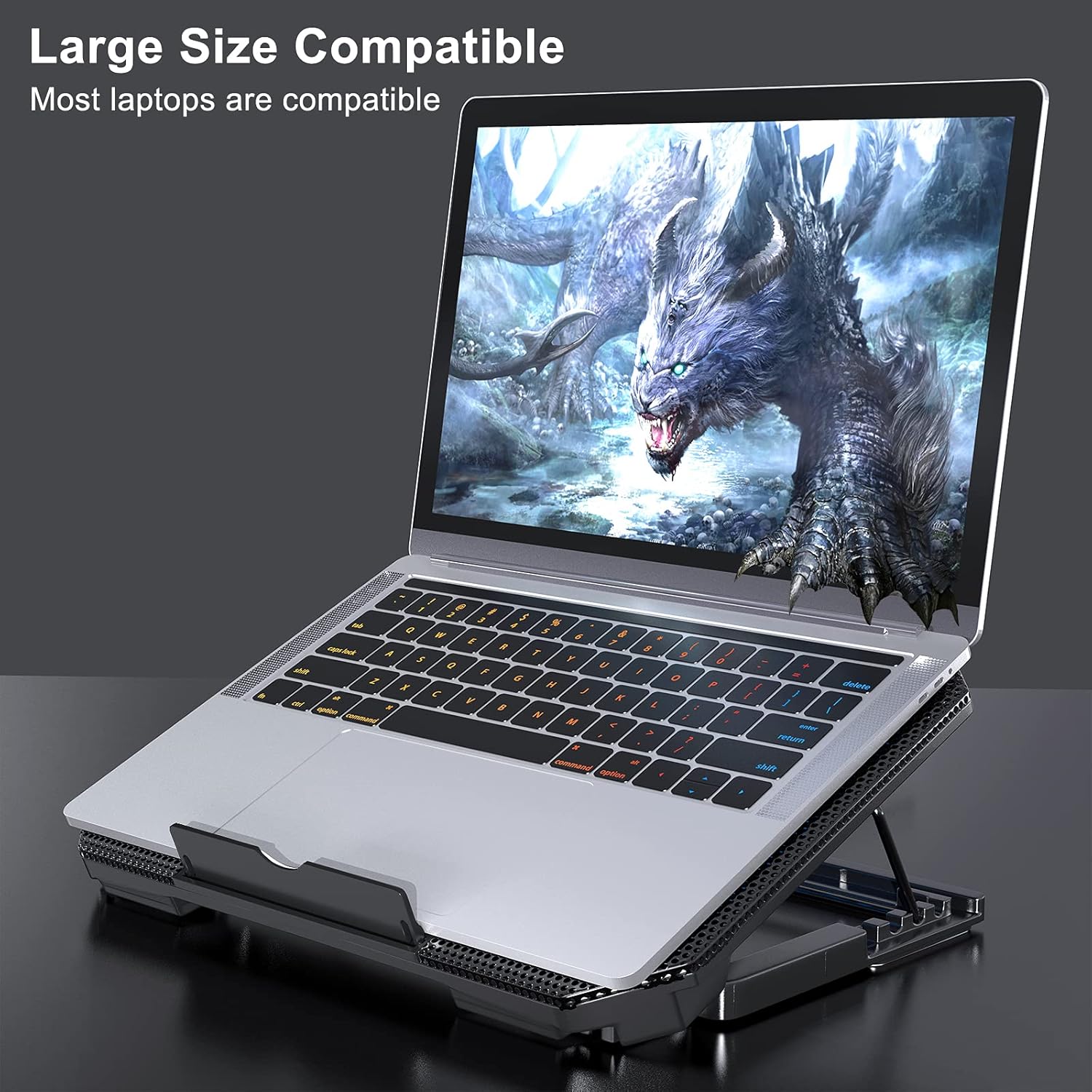 LIENS Laptop Cooling Pad with Adjustable