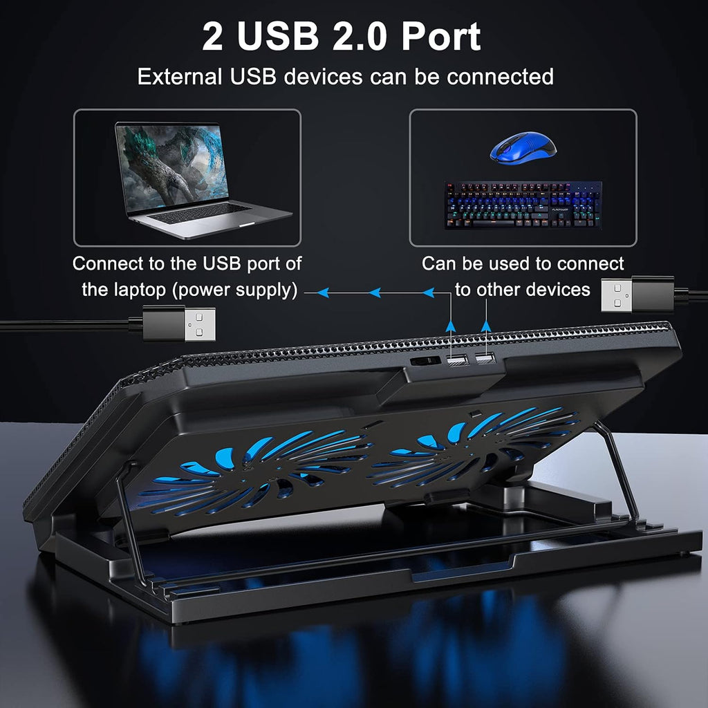 LIENS Laptop Cooling Pad with Adjustable