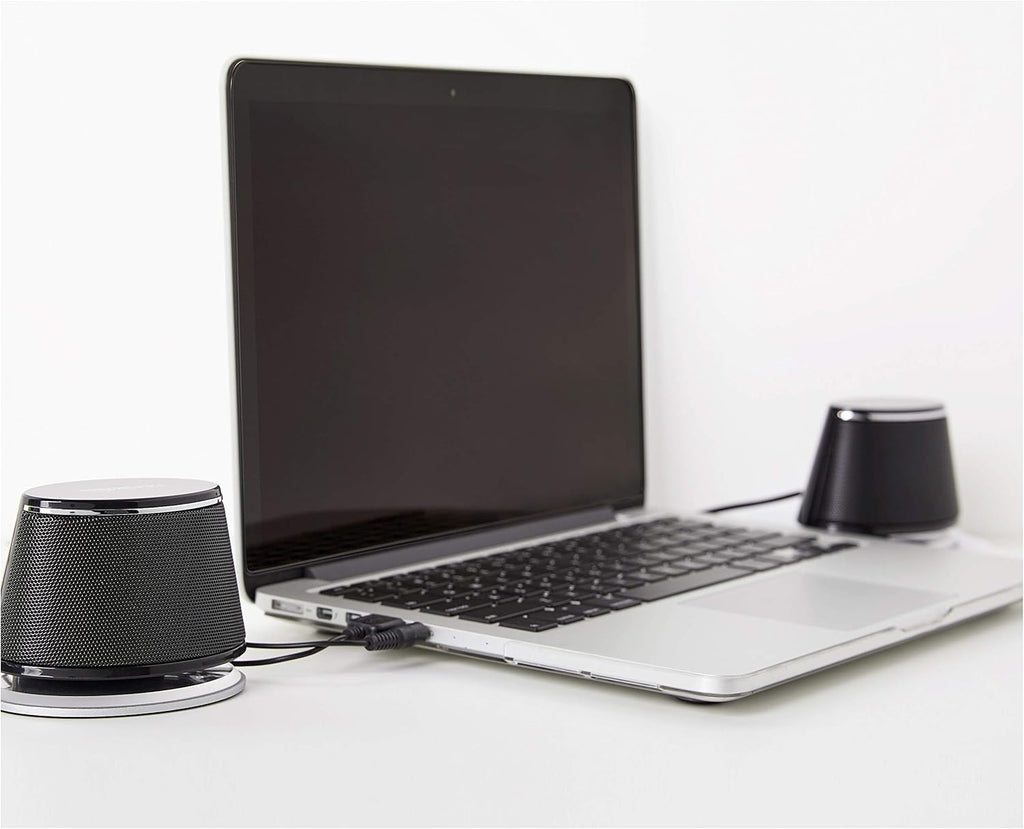 Basics Stereo 2.0 Speakers for PC or Laptop with Volume Control
