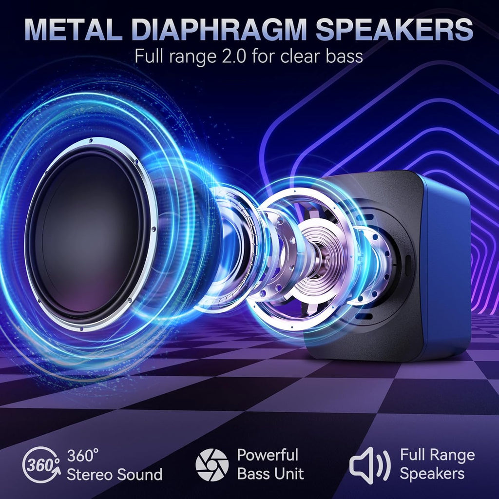 OFFSIR Computer Speakers,RGB PC
