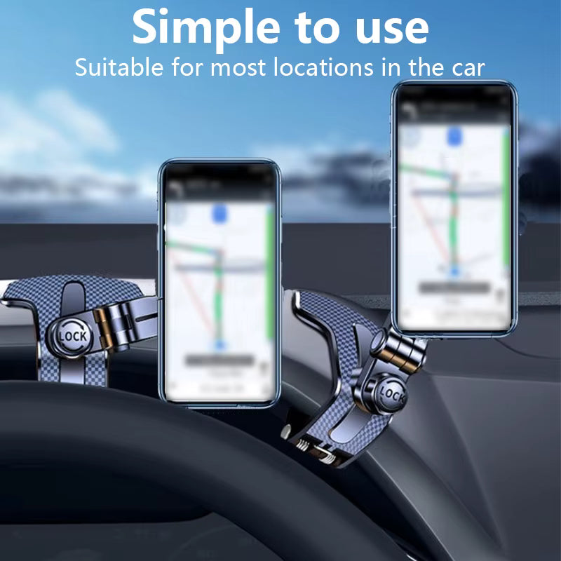 Car Mount Holder for Phone Cool Dashboard Clip